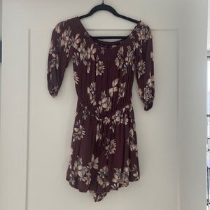 Off the shoulder romper